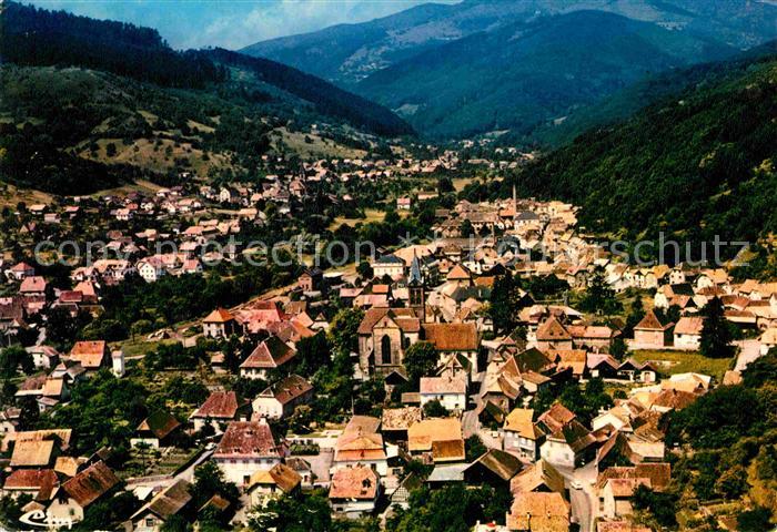 Lautenbach Haut Rhin Elsass Vue generale aerienne