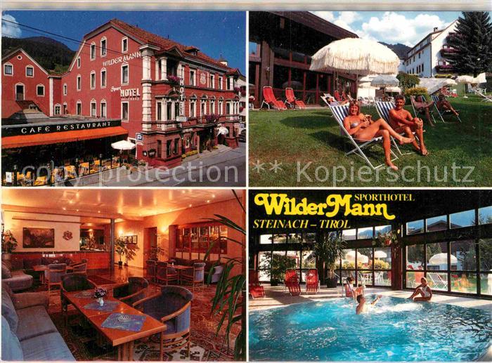 Steinach Brenner Tirol Sporthotel Wilder Mann Gastraum Hallenbad