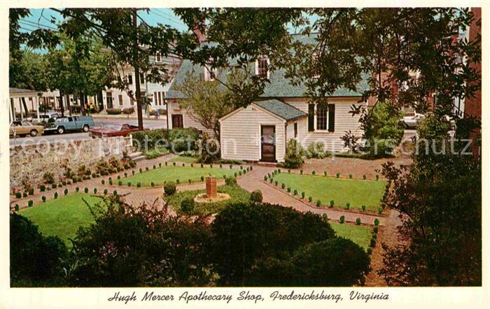Fredericksburg Virginia Hugh Mercer Apothecary Shop