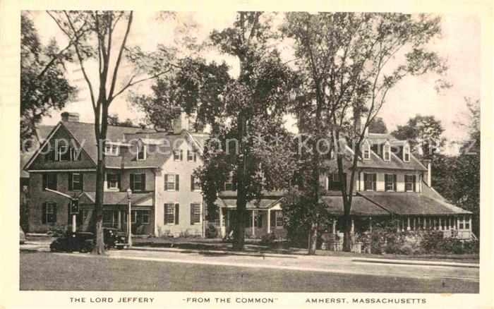 Amherst Massachusetts Lord Jeffery From the Common