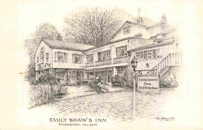 Pound Ridge Emily Shaws Inn Kuenstlerkarte