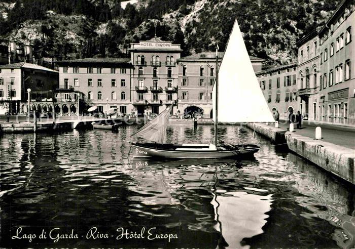Riva del Garda Hotel Europa Segelboot