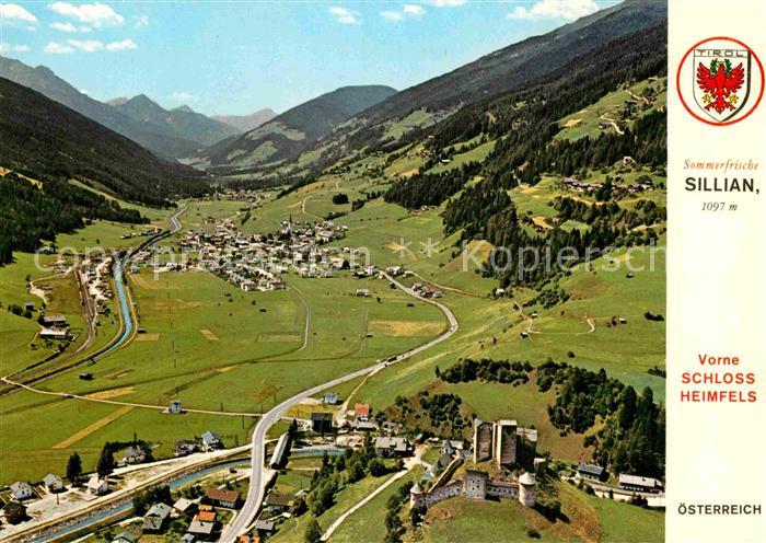 Sillian Tirol Schloss Heimfels Fliegeraufnahme