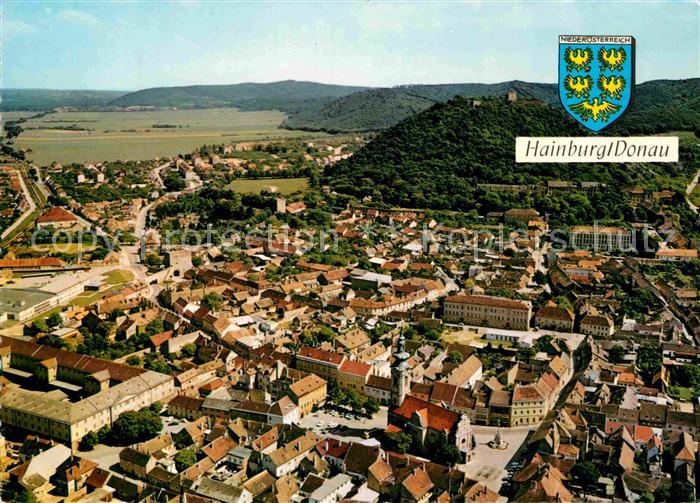 Hainburg Donau Fliegeraufnahme