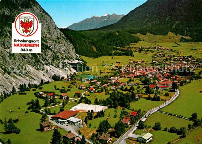 Nassereith Fliegeraufnahme Holzleitensattel Stubaier Alpen