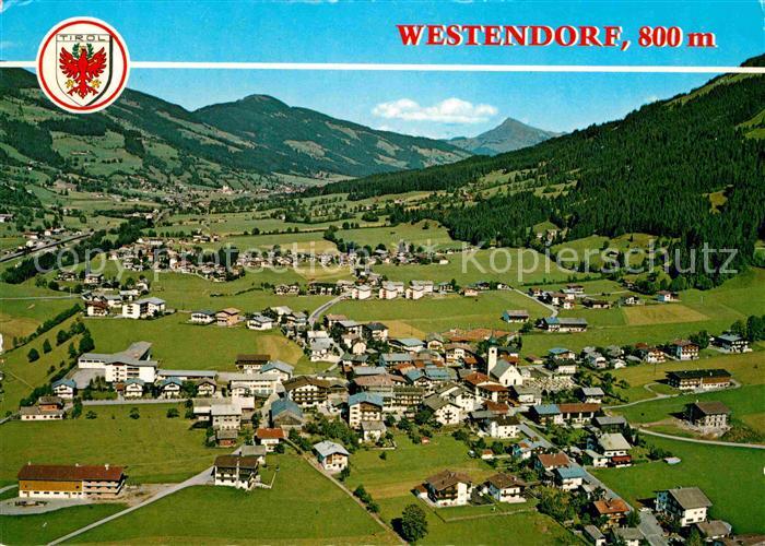 Westendorf Tirol Fliegeraufnahme Kitzbueheler Horn