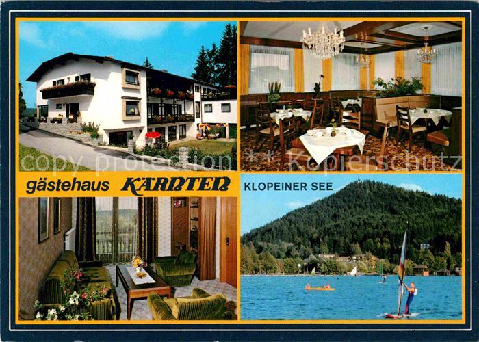 Unterburg Klopeinersee Gaestehaus Kaernten