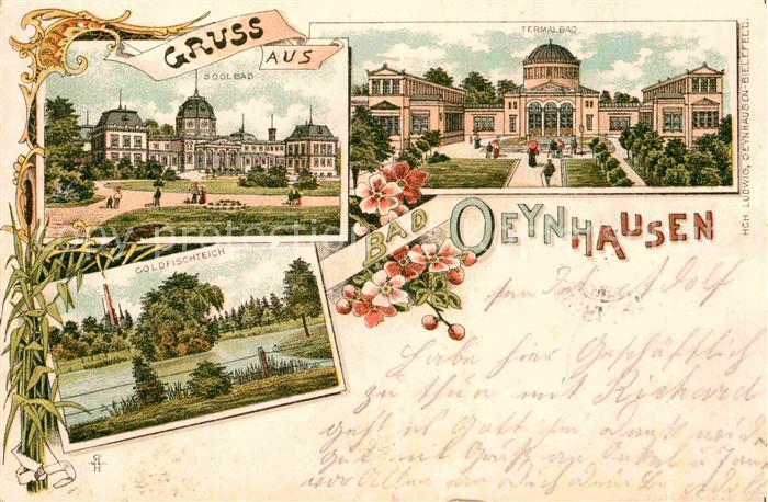 Bad Oeynhausen Solbad Thermalbad Goldfischteich