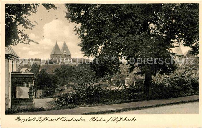 Obernkirchen Dorfmotiv mit Stiftskirche