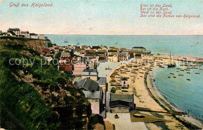 Helgoland Strand Hafen
