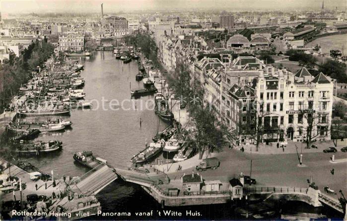 Rotterdam Haring vliet Panorama vanaf 't Witte Huis
