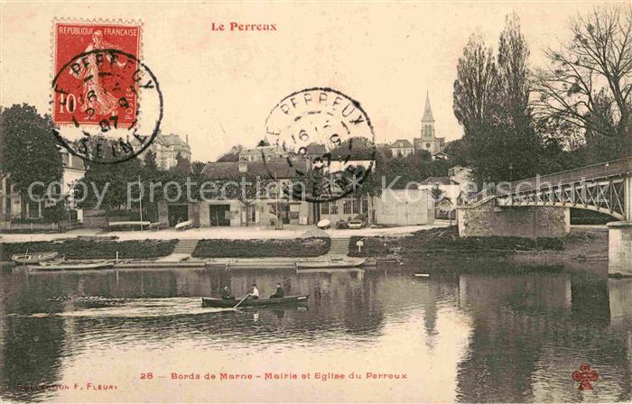 Le Perreux-sur-Marne Mairie et Eglise du Perreux