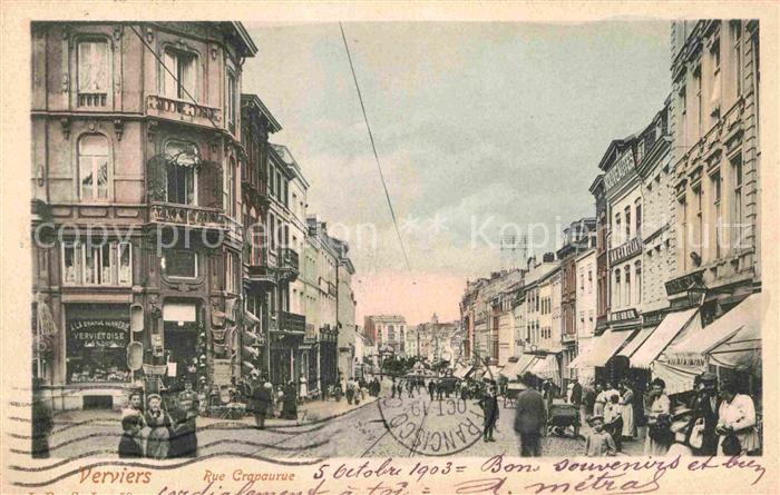 Verviers Liege Wallonie Rue Crapaurue