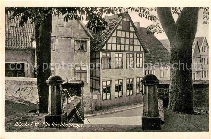 Buende Westfalen Alte Kirchhoftreppe