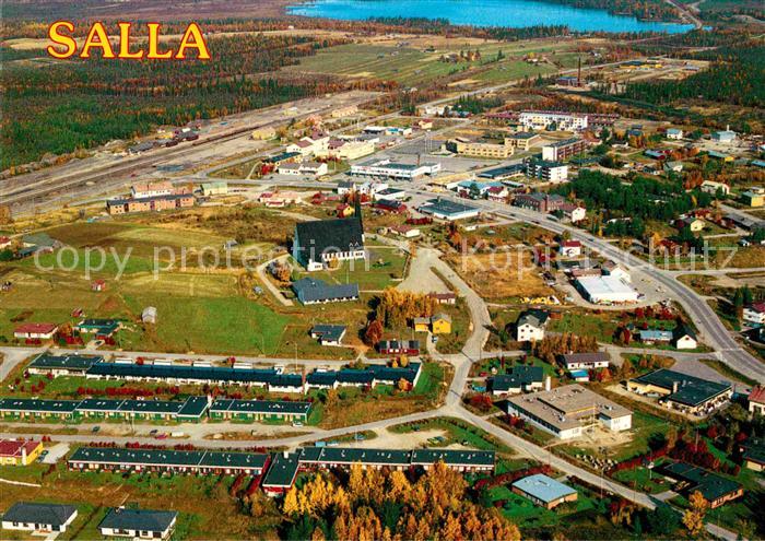 Salla Finland Fliegeraufnahme