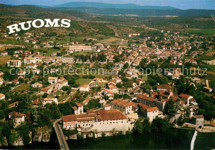 Ruoms Luftaufnahme