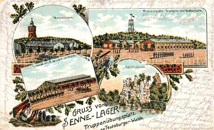 Sennelager Wasserturm Mannschaftsbaracke