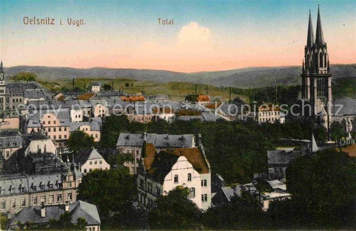 Oelsnitz Vogtland Kirche Panorama