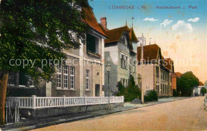 Luebbecke Westfalen Nationalbank Post