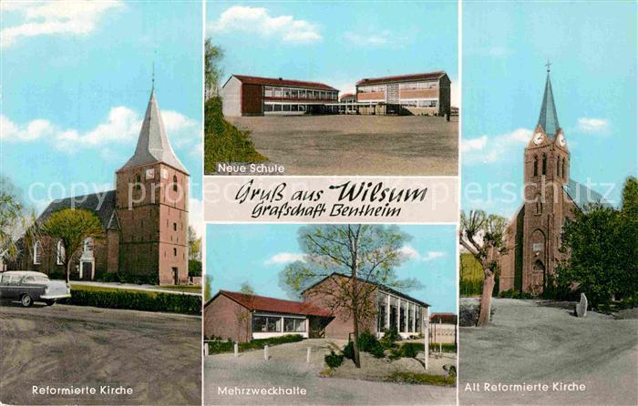 Wilsum Reformierte Kirche Mehrzweckhalle Neue Schule