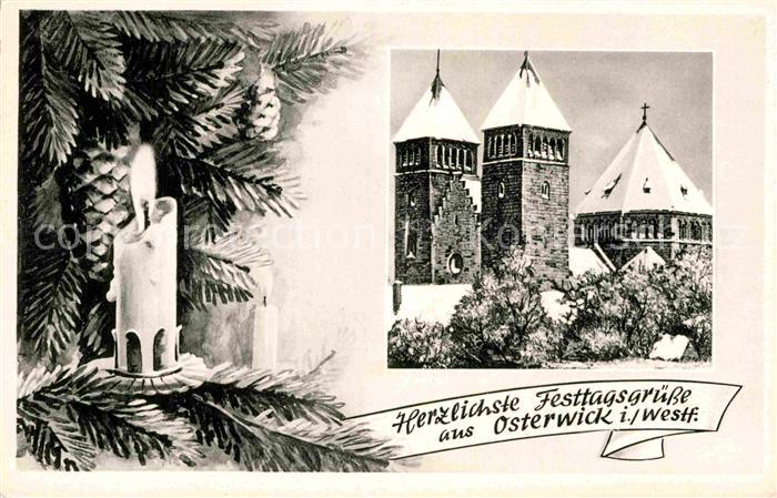 Osterwick Kirche Weihnachtskarte