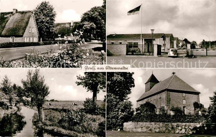 Altenwalde Kirche Ortsansichten Kaserne