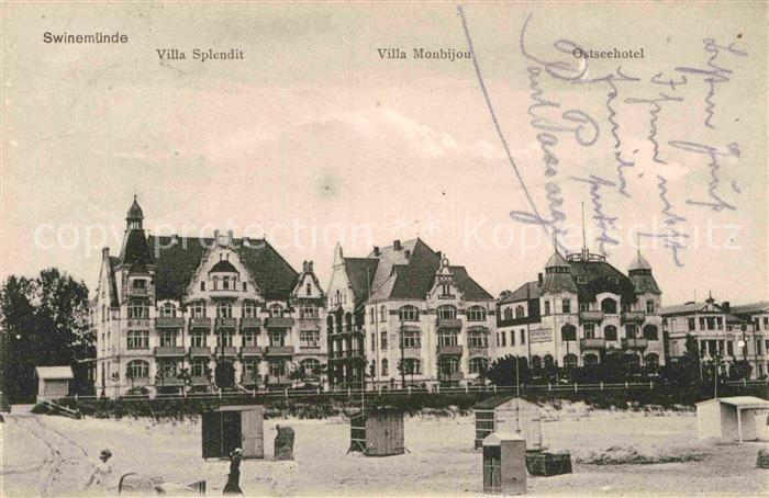 Swinemuende Swinoujscie Villa Monbijour Splendit Strand