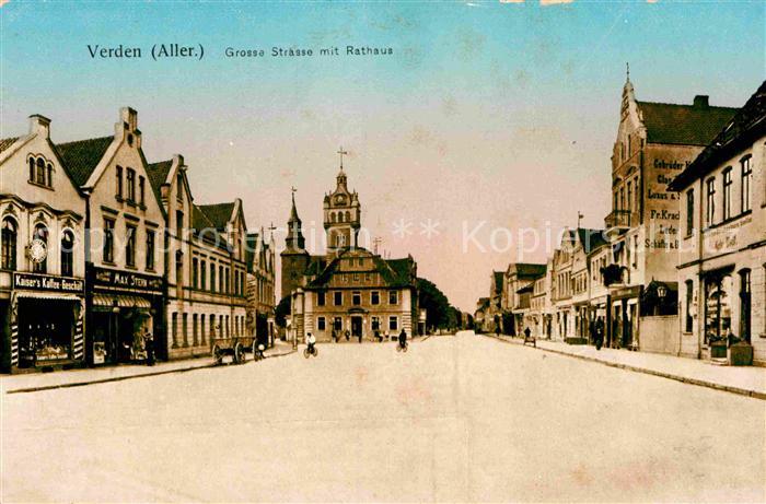 Verden Aller Rathaus Grosse Strasse