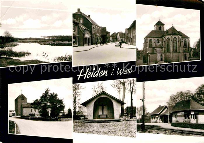 Heiden Borken Kirchen Wegkapelle Ortsansichten