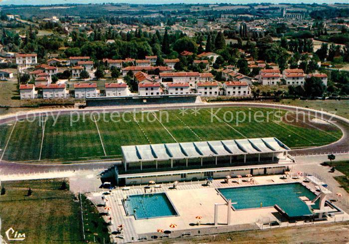 Condom Fliegeraufnahme Stadion Schwimmbad