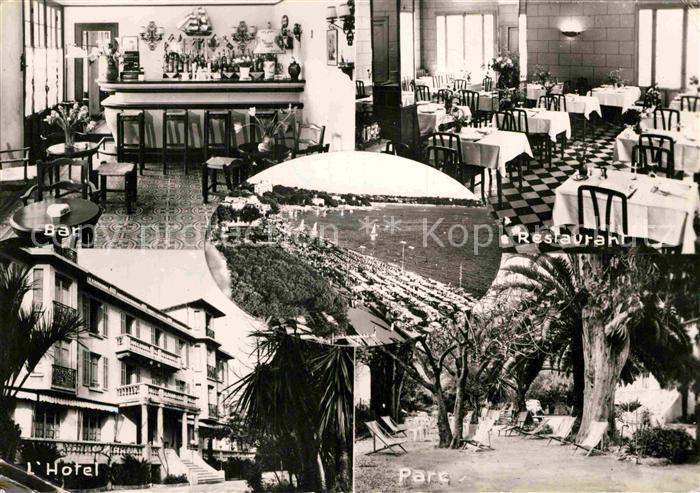 Juan-les-Pins Antibes 06 Hotel Amiraute Restaurant Park