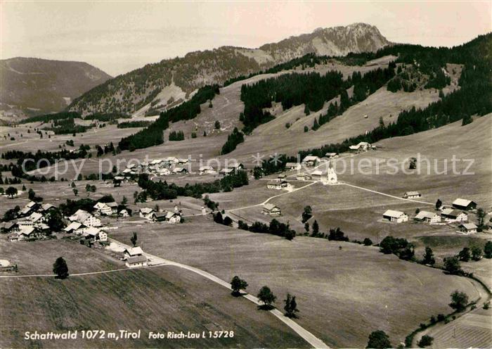 Schattwald Fliegeraufnahme