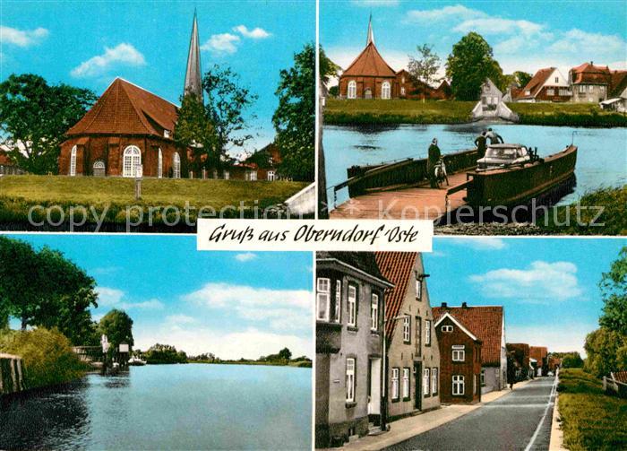 Oberndorf Oste Kirchen Ortsansicht