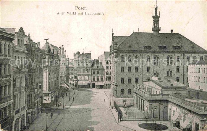 Posen Poznan Alter Markt Hauptwache