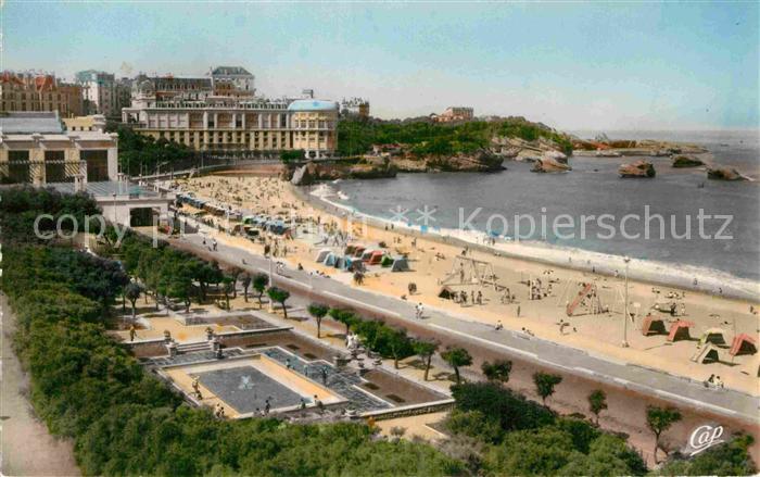 Biarritz Pyrenees Atlantiques Grande Plage Casino Bellevue