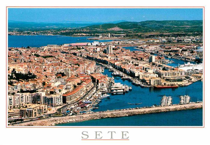 Sete Herault Vue aerienne