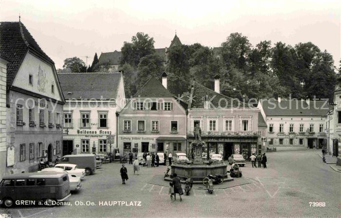 Grein Donau Oberoesterreich Hauptplatz Denkmal