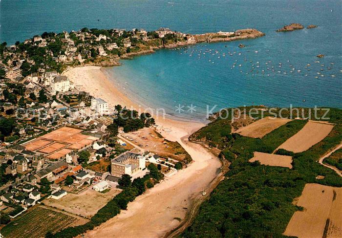 Saint-Lunaire Fliegeraufnahme Strand pointe du Decolle