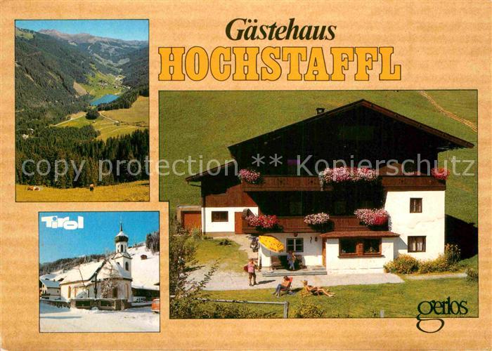 Gerlos Gaestehaus Hochstaffl Kirche Winter