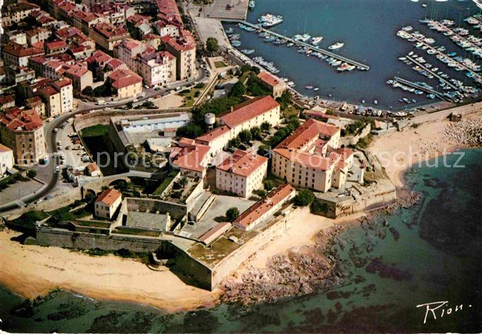 Ajaccio Fliegeraufnahme Cittadelle Hafen
