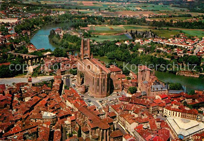 Albi Tarn Fliegeraufnahme Basilika