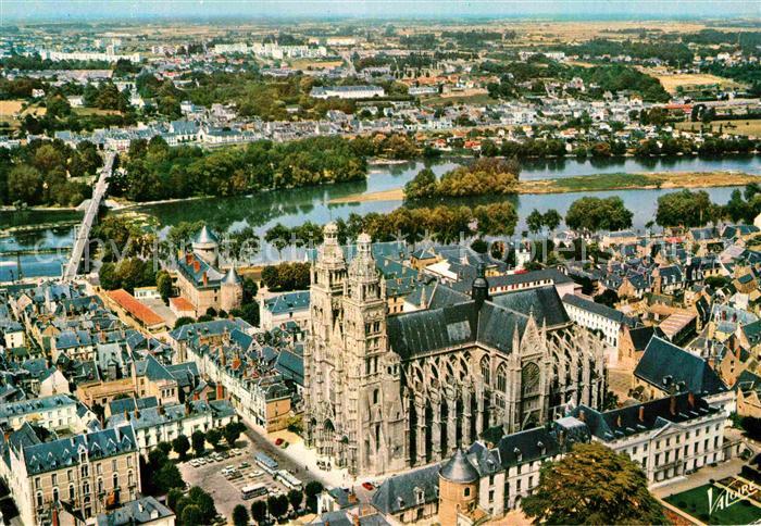 Tours Indre-et-Loire Fliegeraufnahme Kathedrale Saint Gatien