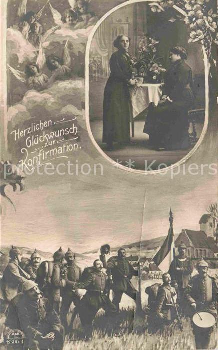 Militaria Religion Konfirmation WK1