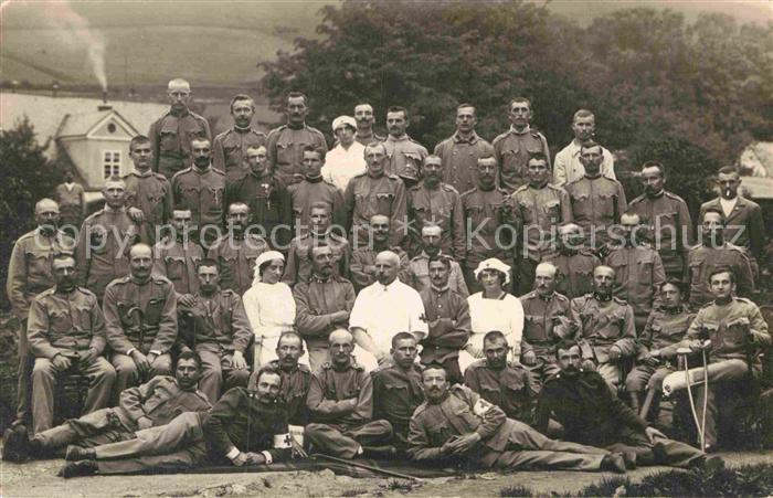 Militaria Lazarett Kriegsverwundete Krankenschwester WK1 Rotes Kreuz