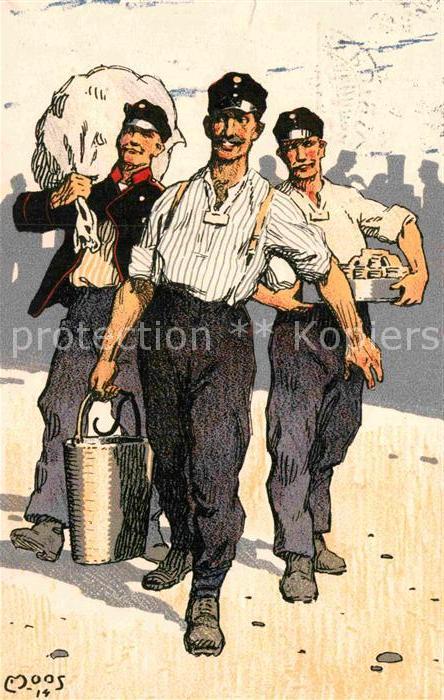 Militaria Schweiz Grenzbesetzung 1914 Kuenstlerkarte