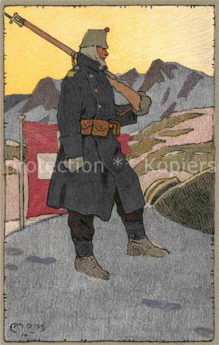 Militaria Schweiz  Schweizerische  Grenzbesetzung 1914-19