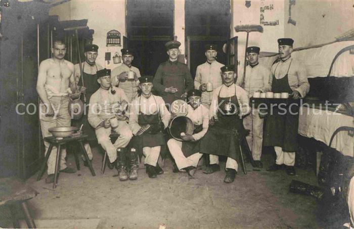 Militaria Soldatenleben WK1 Kaserne