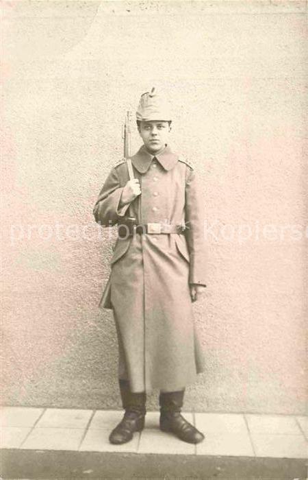 Militaria Telegraphie 1 Telegraphie abtl.  WK1 Soldat mit Gewehr
