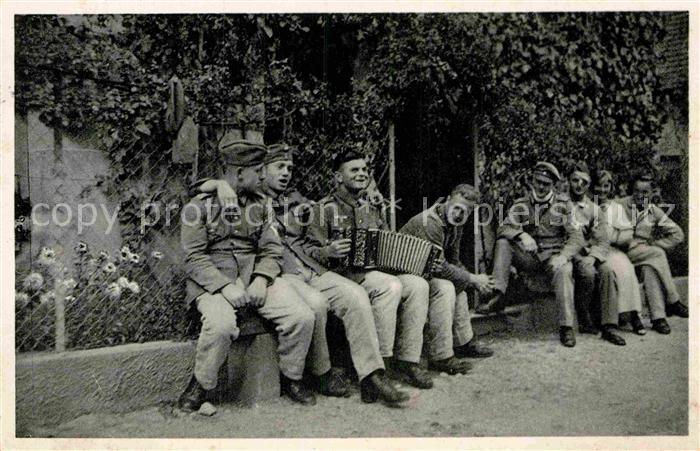 Militaria Wehrmacht Soldatenleben Harmonika Ulm IR56