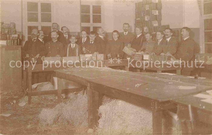 Militaria Weihnachten Silvester Feldgrauen WK1 Soldatenleben Kaserne